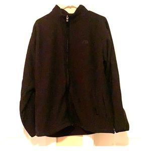 THE NORTH FACE FLEECE ZIP UP (Black)